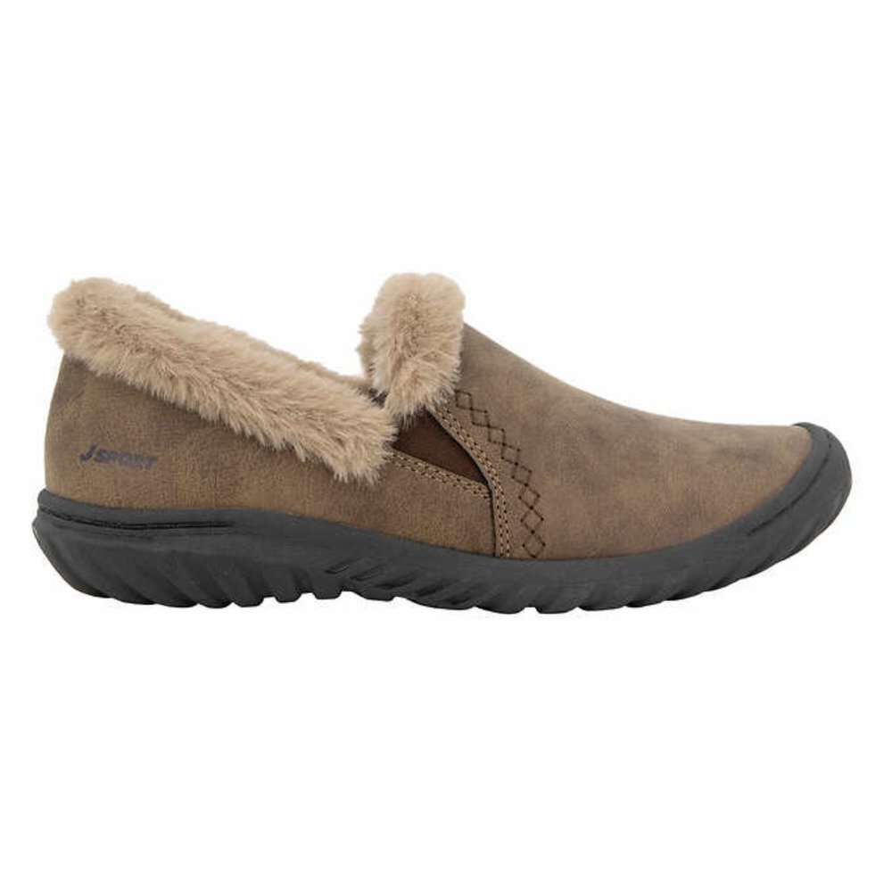 New JSport Women's Brown Slip On Shoes Size 6.5 - Picture 3 of 7